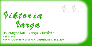 viktoria varga business card