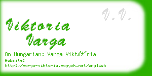 viktoria varga business card